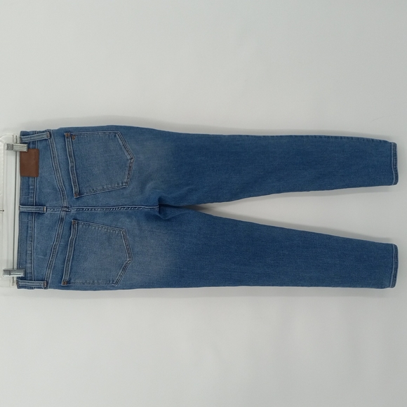 Madewell Roadtripper Skinny Jeans High Rise Stretchy Medium Wash Whisker Size 27 - Picture 9 of 15
